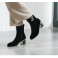 Autumn winter boots pearl elegant high heels MA